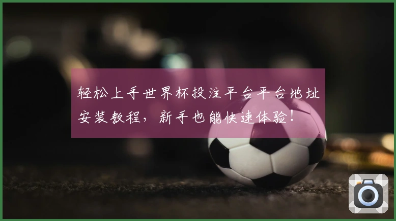 轻松上手世界杯投注平台平台地址安装教程，新手也能快速体验！