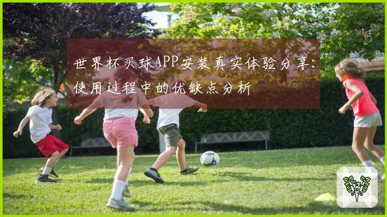 世界杯买球APP安装真实体验分享：使用过程中的优缺点分析
